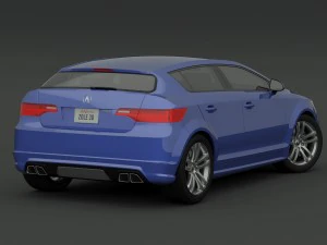 acura hatchback concept a1 3D Model