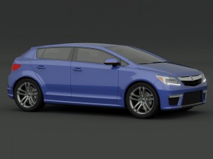 acura hatchback concept a1 3D 模型