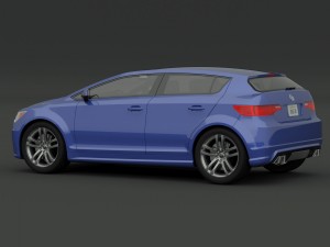 acura hatchback concept a1 3D 模型