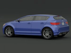 acura hatchback concept a1 3D Model