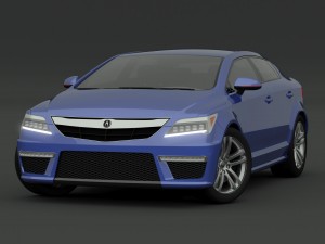acura hatchback concept a1 3D 模型