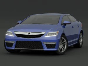 acura hatchback concept a1 3D Model