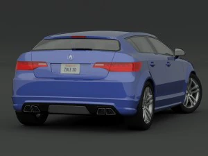 acura hatchback concept a1 3D Model