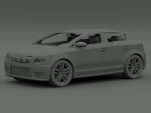acura hatchback concept a1 3D 模型