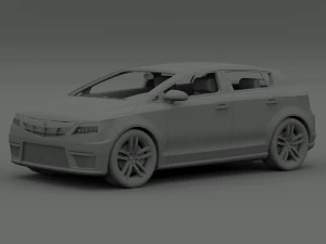 acura hatchback concept a1 3D Model