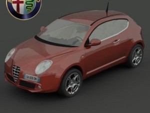 alfaromeo mito 2008 Model 3D