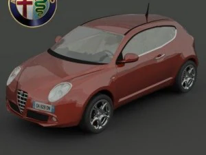 alfaromeo mito 2008 3D Model