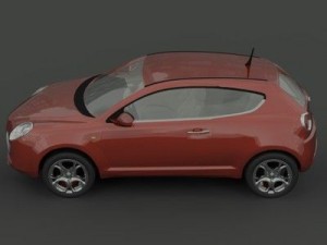 alfaromeo mito 2008 Modelo 3D