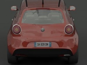 alfaromeo mito 2008 Modelo 3D