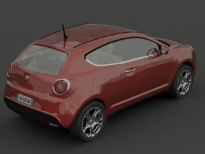 alfaromeo mito 2008 Modelo 3D