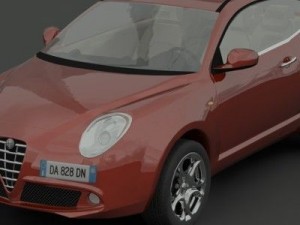 alfaromeo mito 2008 Modelo 3D