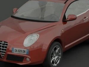 alfaromeo mito 2008 3D Model