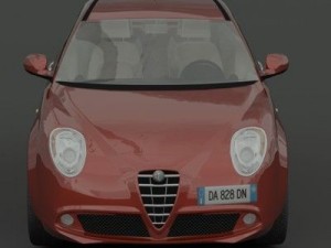alfaromeo mito 2008 Modelo 3D