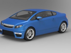 acura city car concept Model 3D