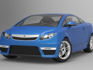 acura city car concept 3D Model