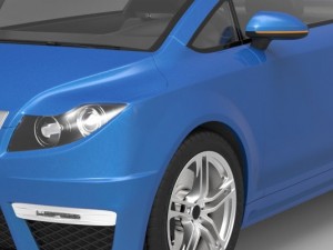 acura city car concept 3D 模型
