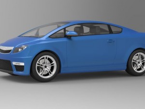 acura city car concept 3D 模型