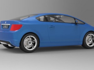 acura city car concept 3D 模型