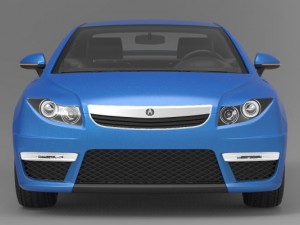 acura city car concept 3D 模型