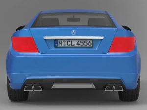 acura city car concept 3D Model