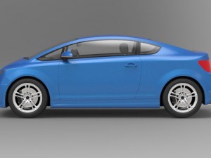 acura city car concept 3D 模型