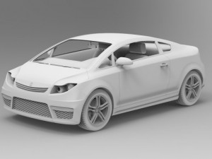 acura city car concept 3D 模型