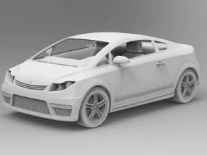 acura city car concept 3D Model