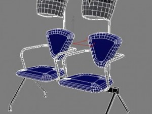 hair dryer chair Model 3D