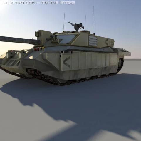 challenger2 3D Model .c4d .max .obj .3ds .fbx .stl .blend
