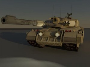 challenger2 3D Model