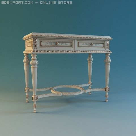 table franchesco Modello 3D .c4d .max .obj .3ds .fbx .stl .blend
