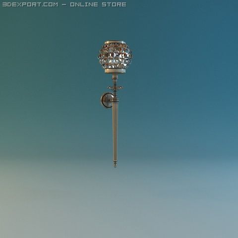 lamp franchesco 3D 模型 .c4d .max .obj .3ds .fbx .stl .blend 