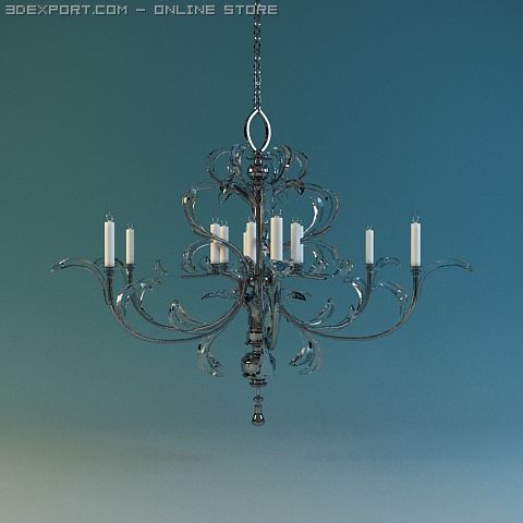 fineart lamps 01 Model 3D .c4d .max .obj .3ds .fbx .stl .blend 
