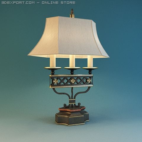 fineart lamps 8257102st 3D 모델 .c4d .max .obj .3ds .fbx .stl .blend 
