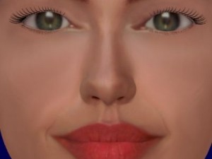 angelina jolie high quality 3d 3D मॉडल