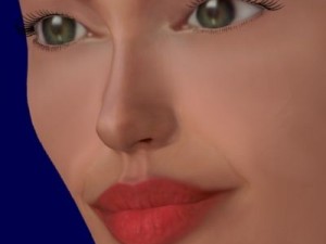angelina jolie high quality 3d 3D मॉडल
