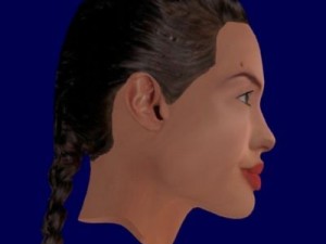 angelina jolie high quality 3d 3D मॉडल