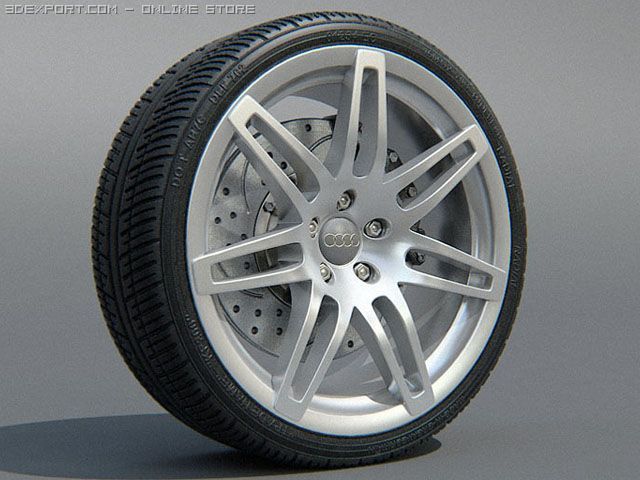 audi a6 30 wheel Modelo 3D .c4d .max .obj .3ds .fbx .stl .blend