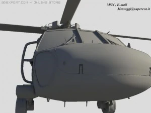 black hawk uh60a 3D Model