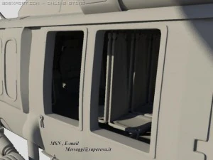 black hawk uh60a 3D Model