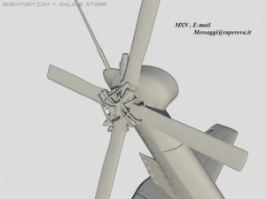 black hawk uh60a 3D Model