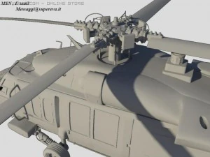 black hawk uh60a 3D Model