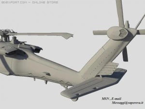 black hawk uh60a 3D Model