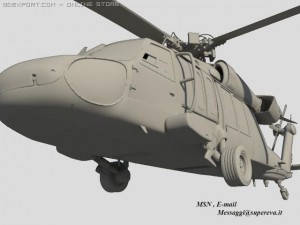 black hawk uh60a 3D Модель