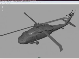 black hawk uh60a 3D Model