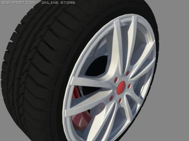 bridgestone potenza re050a 3D Model .c4d .max .obj .3ds .fbx .stl .blend