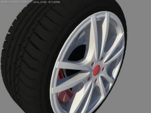 bridgestone potenza re050a 3D Model