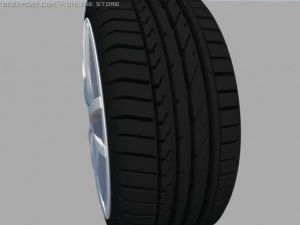 bridgestone potenza re050a 3D Model
