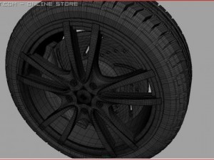 bridgestone potenza re050a Modelo 3D