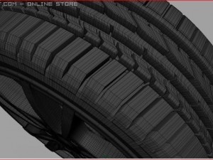 bridgestone potenza re050a Modelo 3D